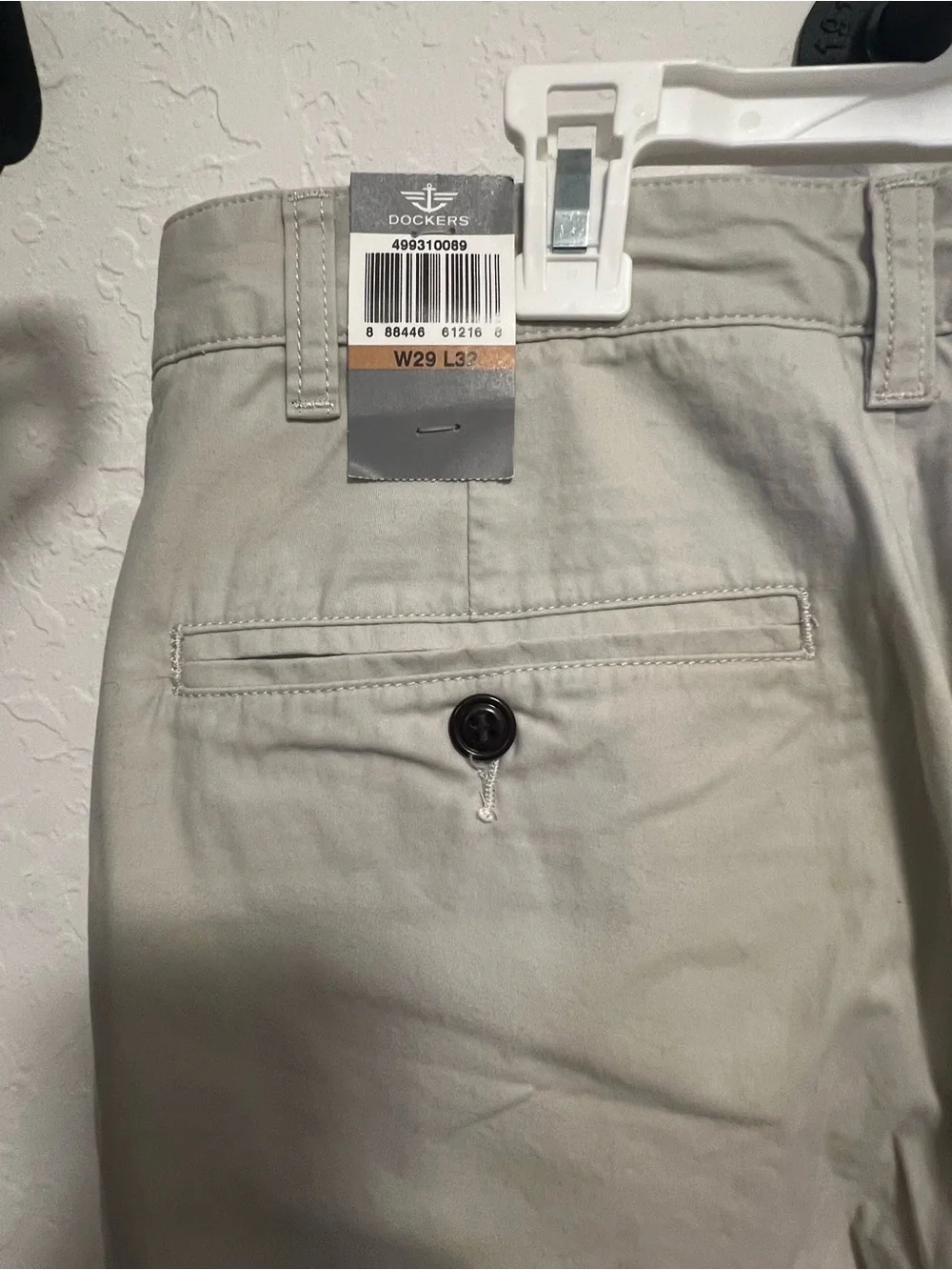 Dockers Pacific Collection Modern Khaki Slim Tapered Pants Light Beige 29x32 NWT
